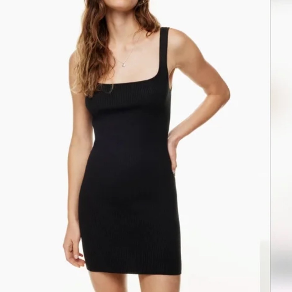 Aritzia TNA Black Zuma Dress